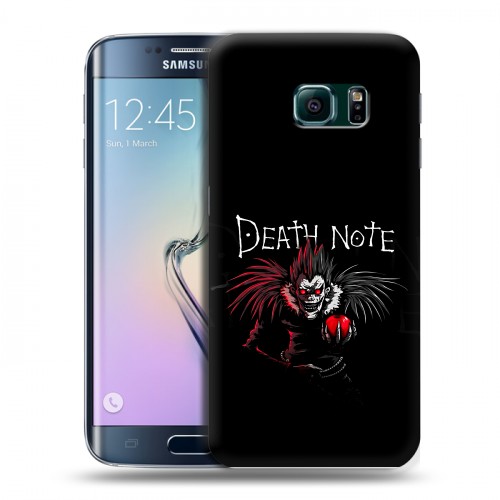 Дизайнерский силиконовый чехол для Samsung Galaxy S6 Edge Death note Тетрадь смерти