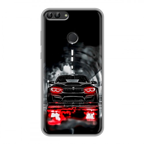 Дизайнерский силиконовый чехол для Huawei P Smart BMW БМВ