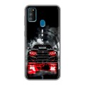 Дизайнерский силиконовый чехол для Samsung Galaxy M30s BMW БМВ
