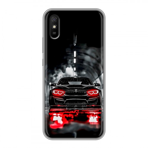 Дизайнерский силиконовый чехол для Xiaomi RedMi 9A BMW БМВ