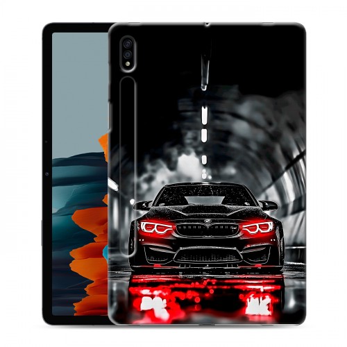 Дизайнерский силиконовый чехол для Samsung Galaxy Tab S7 BMW БМВ