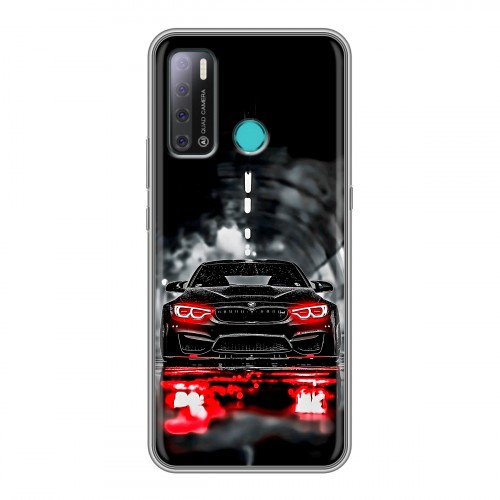 Дизайнерский силиконовый с усиленными углами чехол для Tecno Pouvoir 4 BMW БМВ