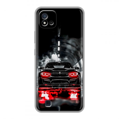 Дизайнерский силиконовый чехол для Realme C20 BMW БМВ