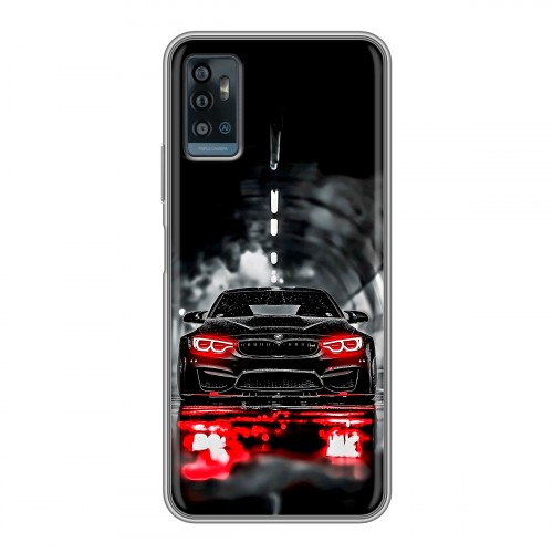 Дизайнерский силиконовый чехол для ZTE Blade A71 BMW БМВ