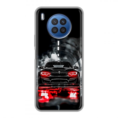 Дизайнерский силиконовый чехол для Huawei Nova 8i BMW БМВ