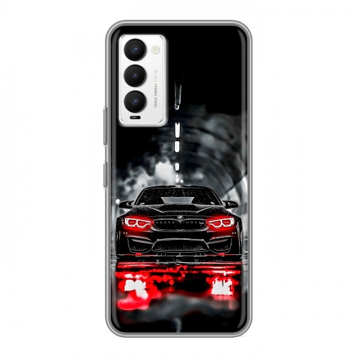 Дизайнерский силиконовый с усиленными углами чехол для Tecno Camon 18 BMW БМВ