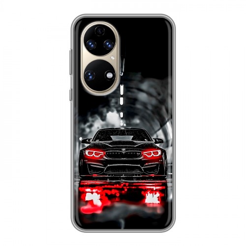 Дизайнерский силиконовый чехол для Huawei P50 Pro BMW БМВ