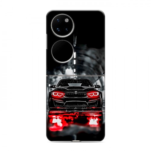 Дизайнерский пластиковый чехол для Huawei P50 Pocket BMW БМВ