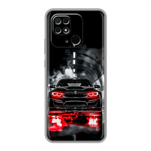 Дизайнерский силиконовый с усиленными углами чехол для Xiaomi Redmi 10C BMW БМВ
