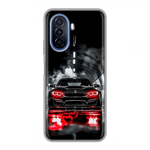 Дизайнерский силиконовый чехол для Huawei Nova Y70 BMW БМВ