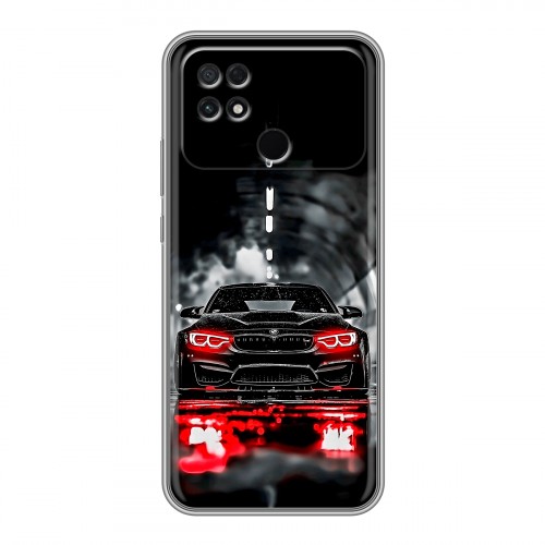 Дизайнерский силиконовый чехол для Xiaomi Poco C40 BMW БМВ