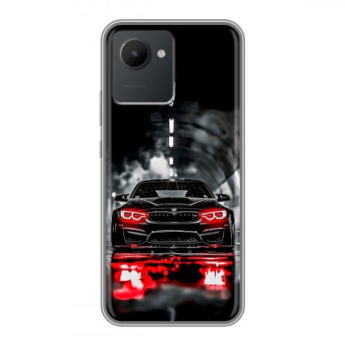 Дизайнерский силиконовый чехол для Realme C30 BMW БМВ