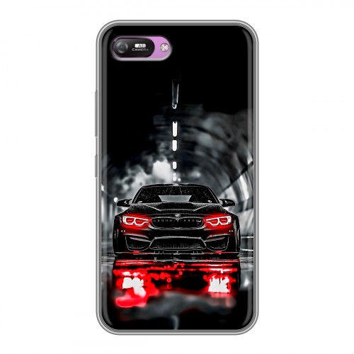 Дизайнерский силиконовый с усиленными углами чехол для Itel A25 BMW БМВ