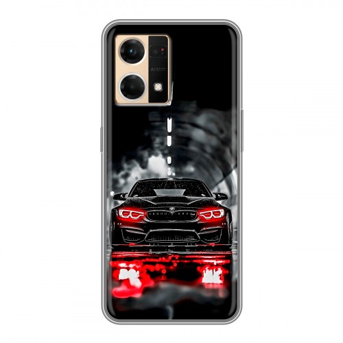 Дизайнерский силиконовый чехол для OPPO Reno7 BMW БМВ