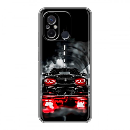 Дизайнерский силиконовый чехол для Xiaomi RedMi 12C BMW БМВ
