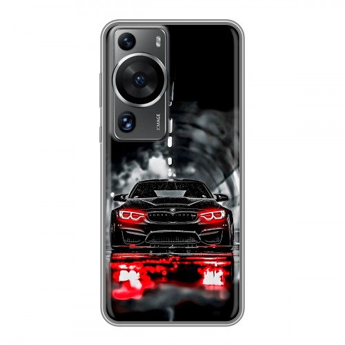 Дизайнерский силиконовый чехол для Huawei P60 BMW БМВ