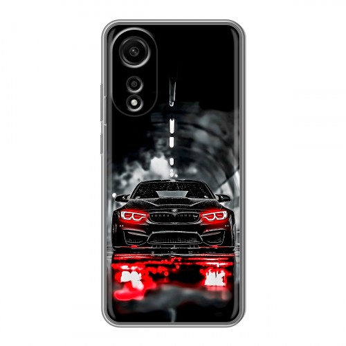Дизайнерский силиконовый чехол для OPPO A78 4G BMW БМВ