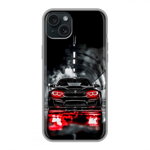 Дизайнерский силиконовый чехол для Iphone 15 Plus BMW БМВ