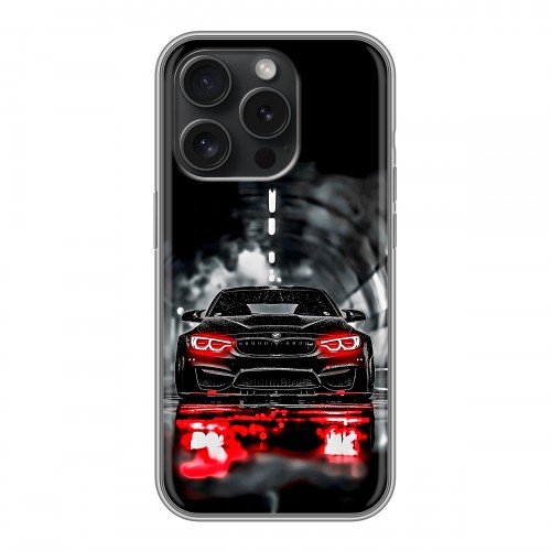 Дизайнерский силиконовый чехол для Iphone 15 Pro BMW БМВ