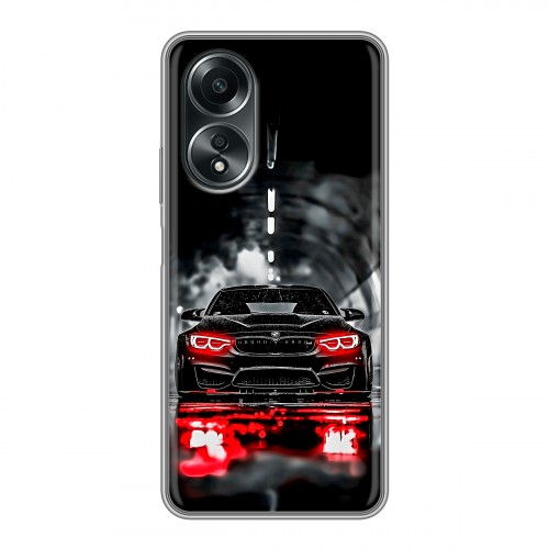 Дизайнерский силиконовый чехол для OPPO A58 4G BMW БМВ