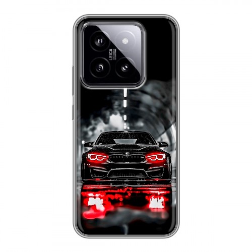 Дизайнерский силиконовый чехол для Xiaomi 14 BMW БМВ
