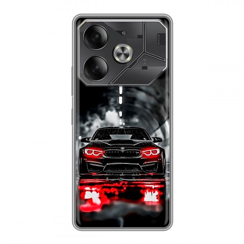Дизайнерский силиконовый чехол для Tecno Pova 6 BMW БМВ