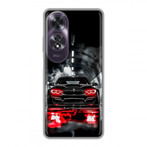Дизайнерский силиконовый чехол для OPPO A60 BMW БМВ