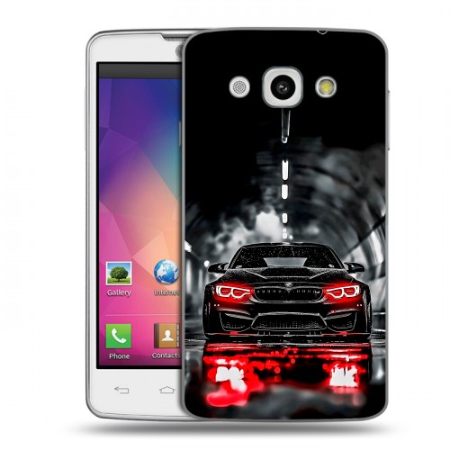 Дизайнерский пластиковый чехол для LG L60 BMW БМВ