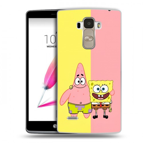Дизайнерский пластиковый чехол для LG G4 Stylus Спанч боб Спанчбоб