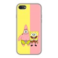 Дизайнерский силиконовый чехол для Iphone 7 Спанч боб Спанчбоб