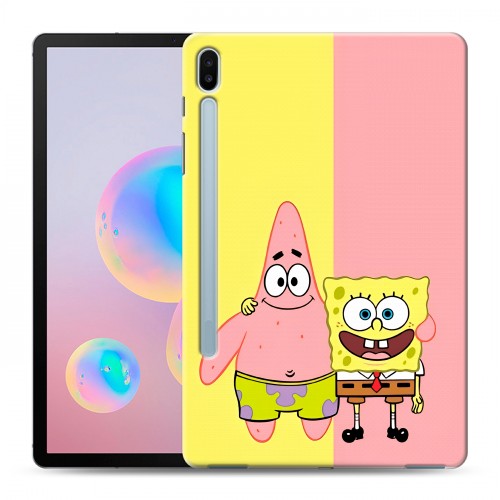 Дизайнерский силиконовый чехол для Samsung Galaxy Tab S6 Спанч боб Спанчбоб