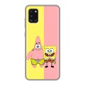 Дизайнерский силиконовый чехол для Samsung Galaxy A31 Спанч боб Спанчбоб
