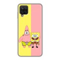 Дизайнерский пластиковый чехол для Samsung Galaxy A12 Спанч боб Спанчбоб