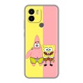 Дизайнерский силиконовый чехол для Xiaomi Redmi A1 Plus Спанч боб Спанчбоб