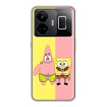Дизайнерский силиконовый чехол для Realme GT3 Спанч боб Спанчбоб