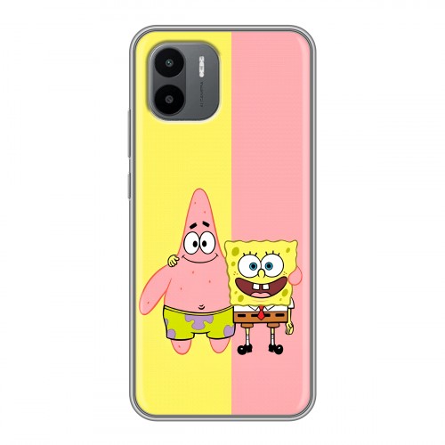 Дизайнерский силиконовый чехол для Xiaomi Redmi A2 Спанч боб Спанчбоб