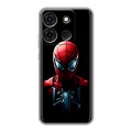 Дизайнерский силиконовый чехол для Infinix Smart 7 Spiderman Человек паук