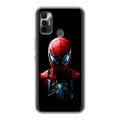 Дизайнерский силиконовый чехол для Tecno Spark 7 Spiderman Человек паук