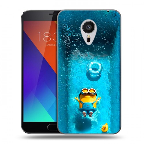 Дизайнерский пластиковый чехол для Meizu MX5 Миньоны