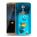 Дизайнерский пластиковый чехол для ZTE Axon 7 Миньоны