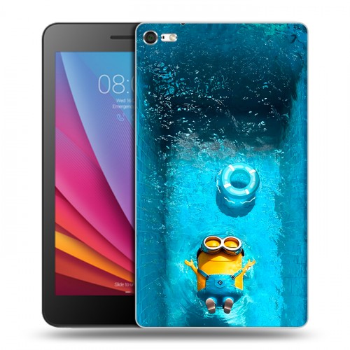 Дизайнерский силиконовый чехол для Huawei MediaPad T2 7.0 Pro Миньоны