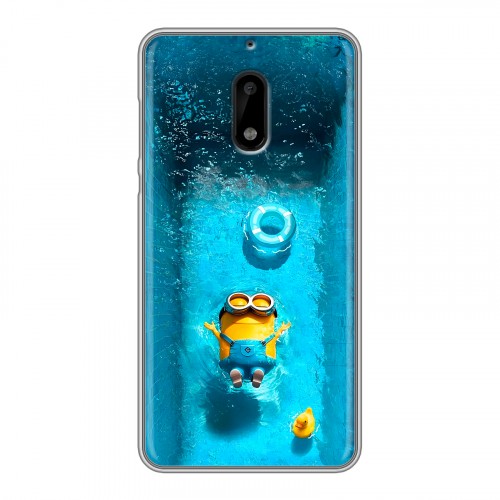 Дизайнерский пластиковый чехол для Nokia 6 Миньоны