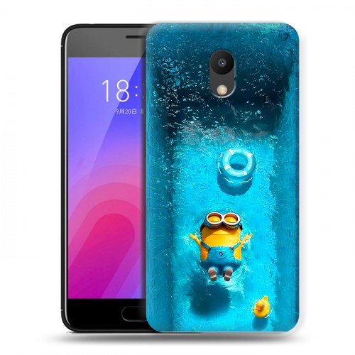 Дизайнерский пластиковый чехол для Meizu M6 Миньоны