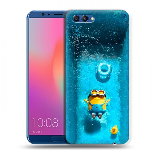 Дизайнерский пластиковый чехол для Huawei Honor View 10 Миньоны