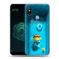 Дизайнерский силиконовый чехол для Xiaomi Mi A2 Миньоны