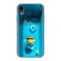 Дизайнерский силиконовый чехол для Iphone Xr Миньоны