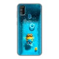 Дизайнерский силиконовый чехол для Samsung Galaxy M30s Миньоны