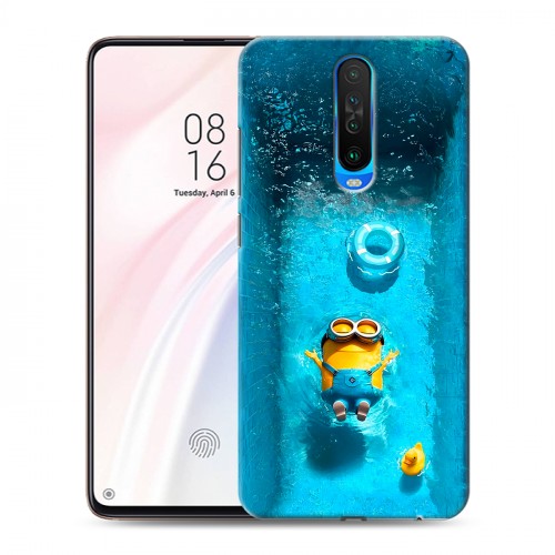 Дизайнерский пластиковый чехол для Xiaomi RedMi K30 Миньоны