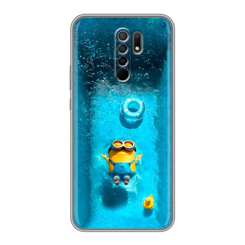 Дизайнерский силиконовый чехол для Xiaomi RedMi 9 Миньоны
