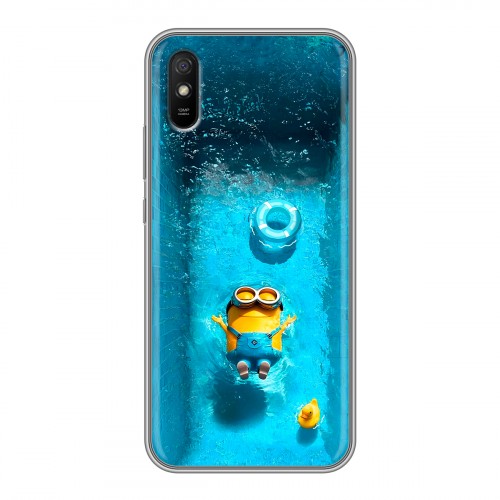 Дизайнерский силиконовый чехол для Xiaomi RedMi 9A Миньоны
